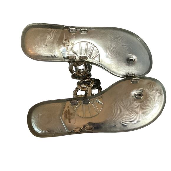 NWOT Casual Toe Loop Detailing Jelly Slippers - Picture 7 of 9